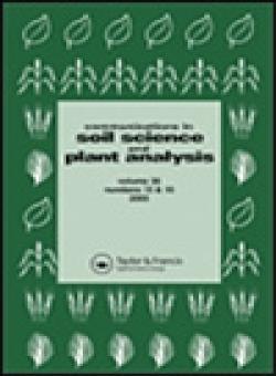 Communications In Soil Science And Plant Analysis