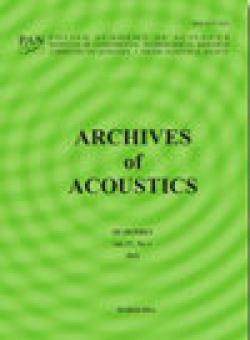 Archives Of Acoustics