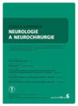 Ceska A Slovenska Neurologie A Neurochirurgie