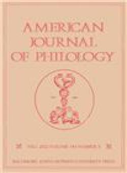 American Journal Of Philology
