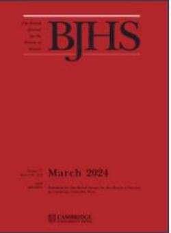 British Journal For The History Of Science