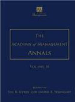 Academy Of Management Annals
