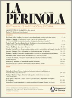 Perinola-revista De Investigacion Quevediana