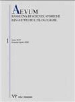 Aevum-rassegna Di Scienze Storiche Linguistiche E Filologiche