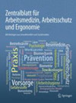 Zentralblatt Fur Arbeitsmedizin Arbeitsschutz Und Ergonomie
