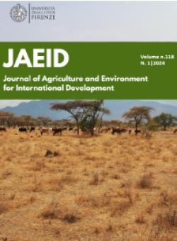 Journal Of Agriculture And Environment For International Development