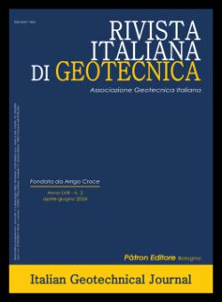 Italian Geotechnical Journal-rivista Italiana Di Geotecnica