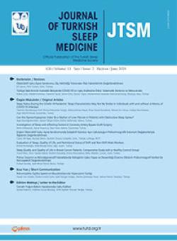 Journal Of Turkish Sleep Medicine-turk Uyku Tibbi Dergisi