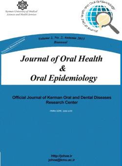 Journal Of Oral Health And Oral Epidemiology