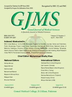 Gomal Journal Of Medical Sciences