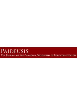 Paideusis-the Journal Of The Canadian Philosophy Of Education Society