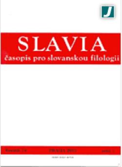 Slavia-casopis Pro Slovanskou Filologii