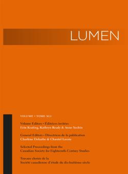 Lumen-eighteenth-century Studies-d Etude Du Dix-huitieme